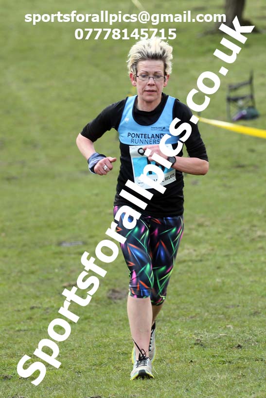 Masters men 2021 NECAA Cross Country Relays, Thornley Farm, Peterlee, Saturday, April 10th. Photo: David T. Hewitson/Sports for All Pics